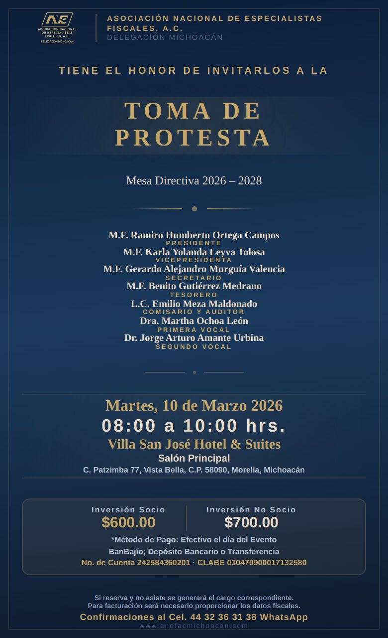 TOMA DE PROTESTA 2026
